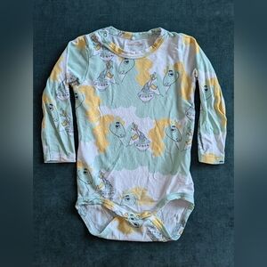 Mini Rodini unicorn long sleeve body/onesie